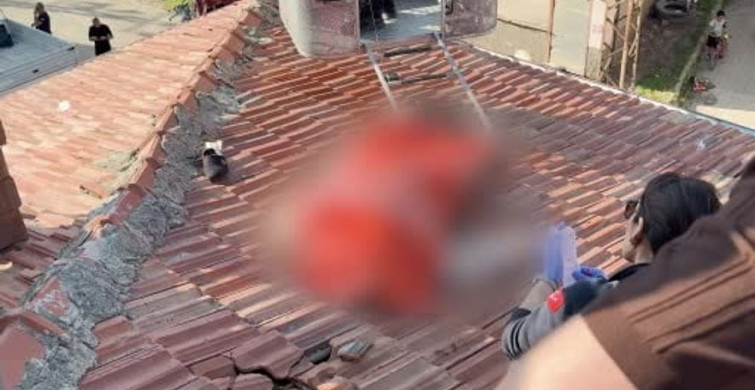 Çatıda Düşen Vatandaşın Feci Ölümü