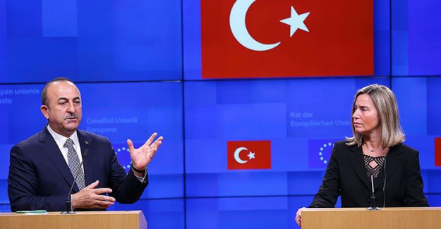 Çavuşoğlu ile AB Temsilcisi Mogherini Doğu Akdeniz'i Görüştü