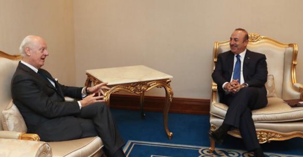 Çavuşoğlu Kırım Tatar Lideri ve BM Özel Temsilcisi ile Buluştu