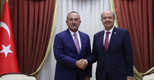 Çavuşoğlu, KKTC Başbakanı Tatar'ı Ziyarete Gitti