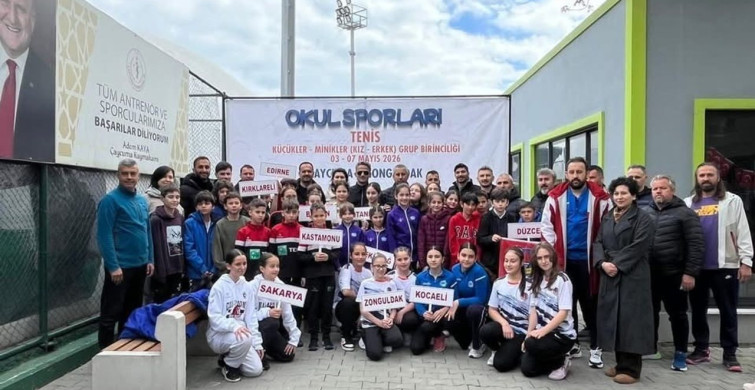 Çaycuma'da Tenis Grup Birinciliği Müsabakaları Başladı
