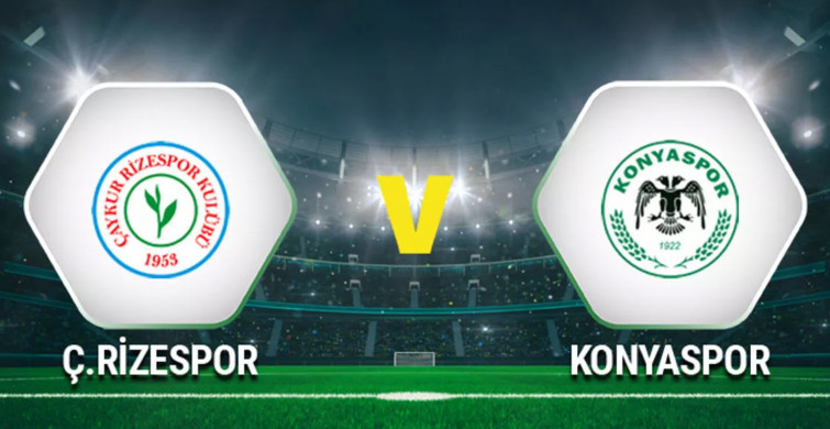 Çaykur Rizespor Konyaspor maç özeti ve golleri izle Bein Sports 1  Rize Konya youtube geniş özeti ve maçın golleri