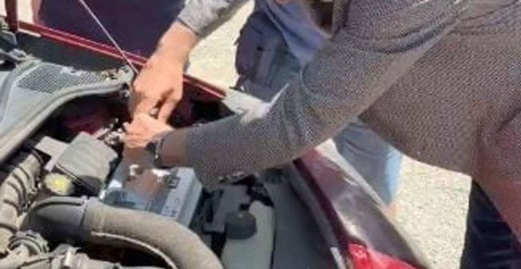 Cehennem Deresi Kanyonu'na gitmek isteyen ailenin aracı yolda kaldı, Başkan Yılmaz yardım etti