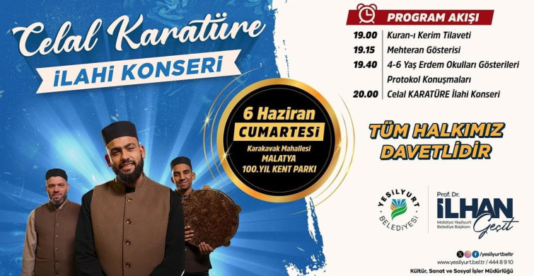 Celal Karatüre'den Manevi Bir Konser Malatya'da!