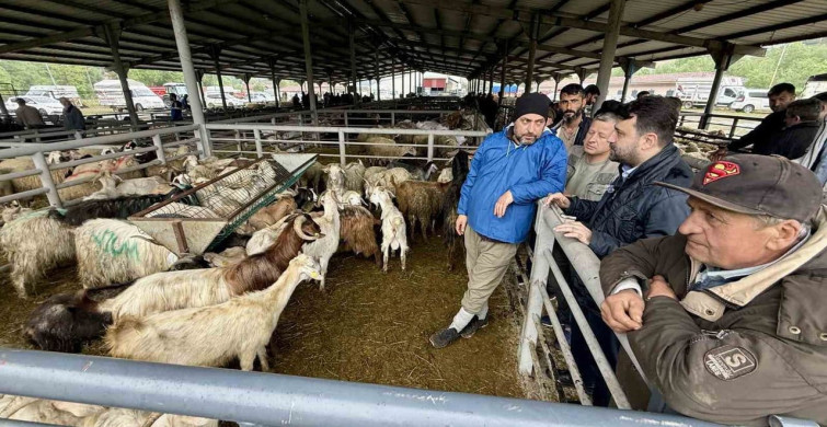 Cem Şahin ve Özkan Çetinkaya'dan Kurban Satış Alanı Ziyareti