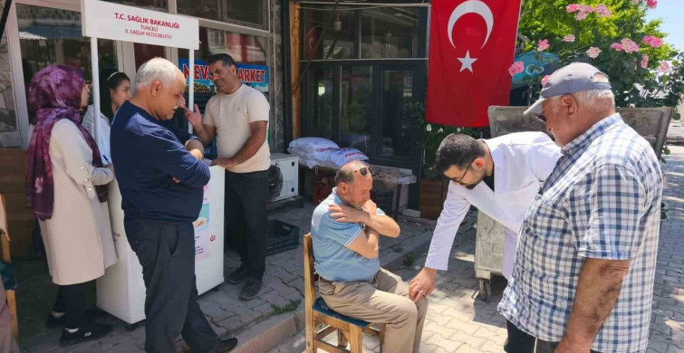 Çemişgezek'te Sağlık Taraması Yapıldı