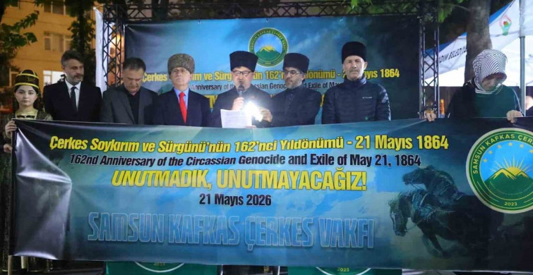 Çerkes Soykırımı ve Sürgünü’nün 162. Yıldönümü Anması