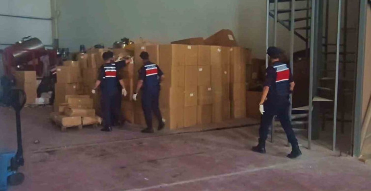 Çerkezköy’de 84 milyon TL değerinde kaçak tütün ele geçirildi