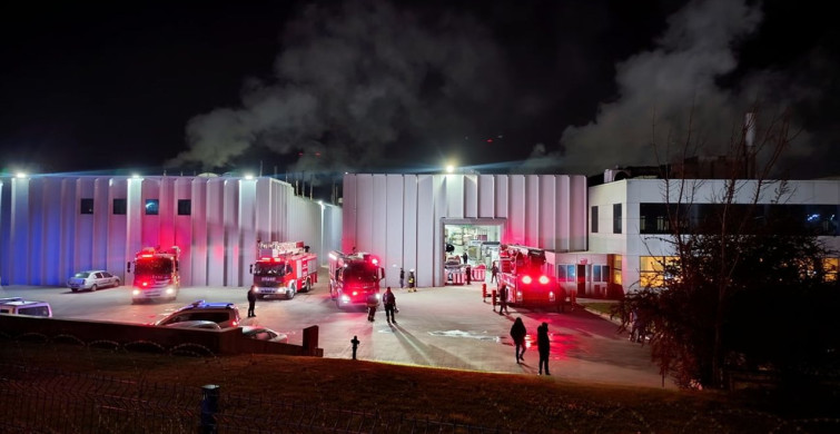 Çerkezköy'deki Tekstil Fabrikasında Yangın Çıktı