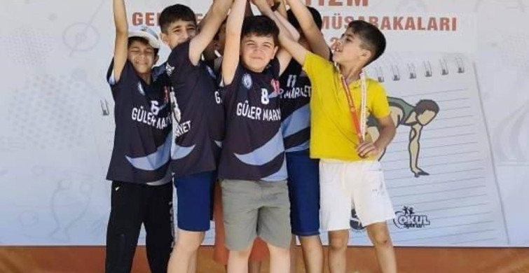 Çermikli sporcular, okullararası yarışmalardan ödüllerle döndü