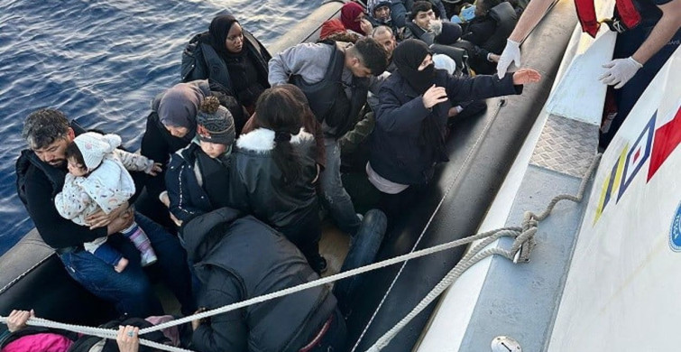 Çeşme Açıklarında 39 Düzensiz Göçmen Yakalandı