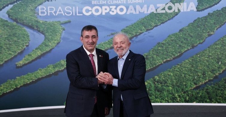 Cevdet Yılmaz ve Lula da Silva, İklim Zirvesi'nde Görüştü