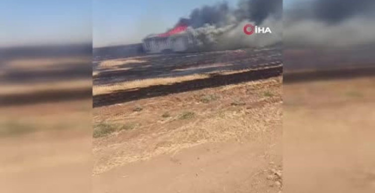 Ceylanpınar'da sondaj aracı yangını: 3 işçi yaralandı