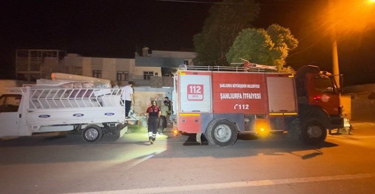 Ceylanpınar'da Yangın Panik Yarattı