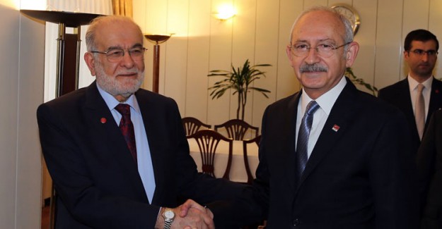 CHP Lideri Kılıçdaroğlu, Saadet Partisi Genel Başkanı Karamollaoğlu'nu Ziyaret Etti
