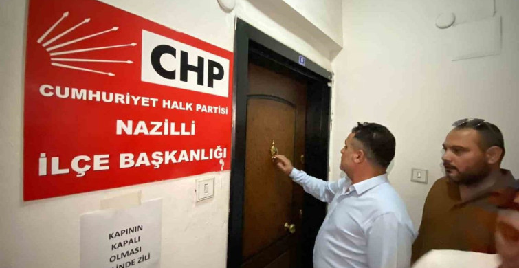 CHP Nazilli ilçe teşkilatında devir teslim krizi