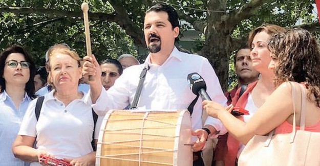 CHP'lilerden Davullu Seçim Propagandası