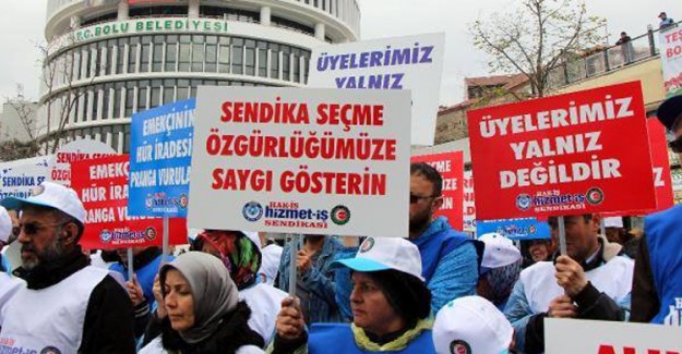 CHP'ye Geçen Bolu Belediyesi'nden Kovulan işçiler Eylem Başlattı
