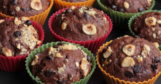 Çikolatalı Fındıklı Muffin Tarifi