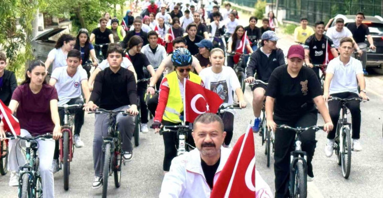 Çine’de Gençler Sağlıklı Yaşam İçin Pedal Çevirdi