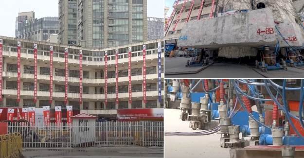 Çinliler Bir Okulu Resmen Yürüterek Yerini Değiştirdi