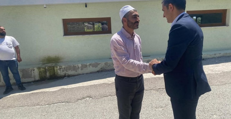 Çökek Mahallesi'nde cami inşaatı devam ediyor
