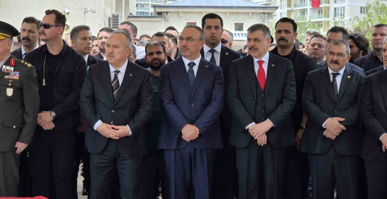 Çorlu'da Şehit Polisler için Cenaze Töreni