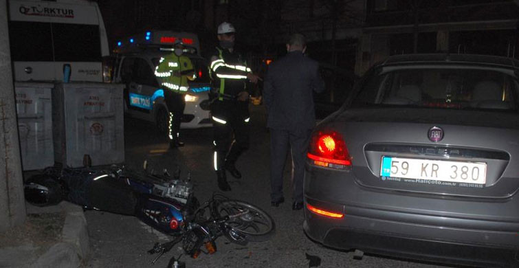 Çorlu'da Trafik Kazası: 2 Yaralı