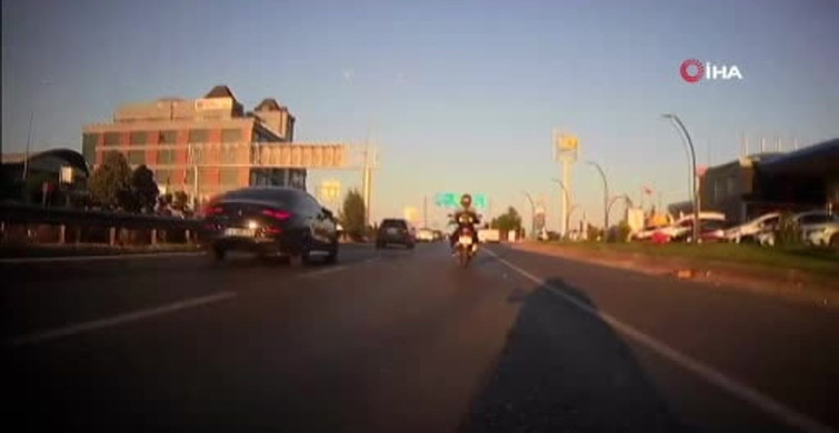 Çorlu'da yola dökülen yağ, motosiklet kazasına neden oldu