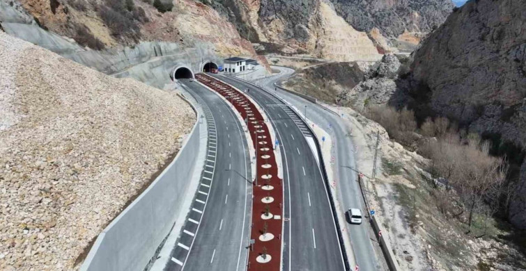 Çorum-Laçin Yolu ve Kırkdilim Tünellerinin Açılışı