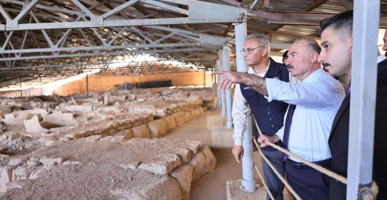 Çorum Valisi Ali Çalgan Şapinuva Antik Kenti'nde İncelemelerde Bulundu