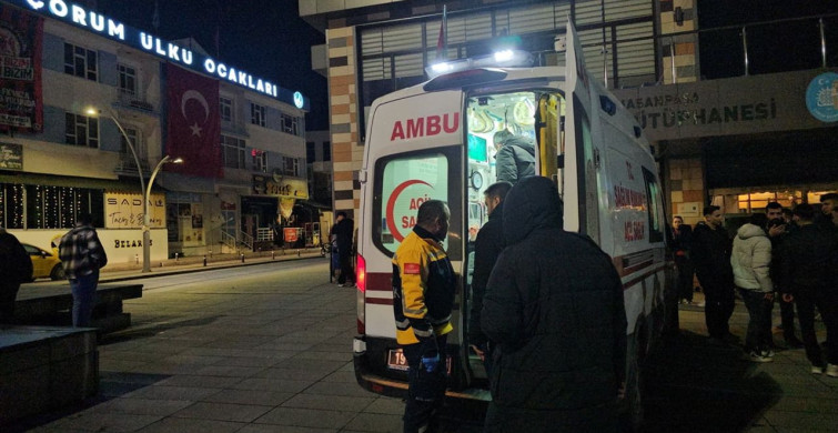 Çorum'da Bıçaklı Saldırı: Genç Yaralandı