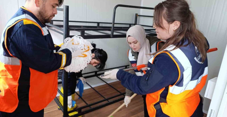 Çorum'da Hortum Sonrası Afetzedeler İçin Yaşam Konteynerleri Kuruldu