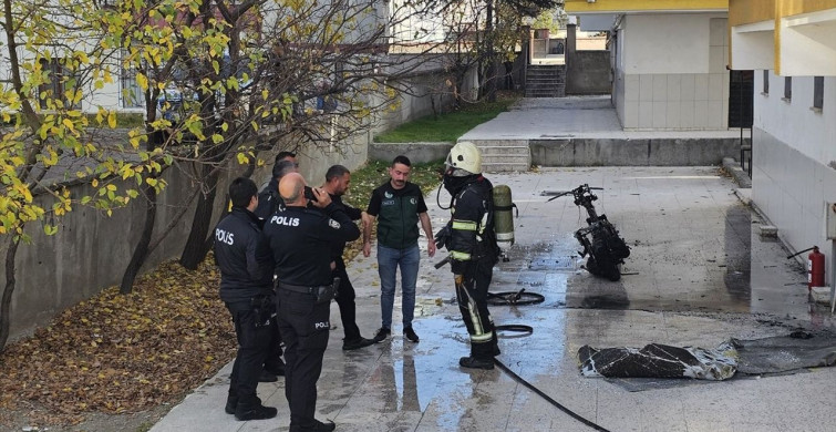 Çorum'da Motosiklet Yangını: 9 Kişi Dumandan Etkilendi