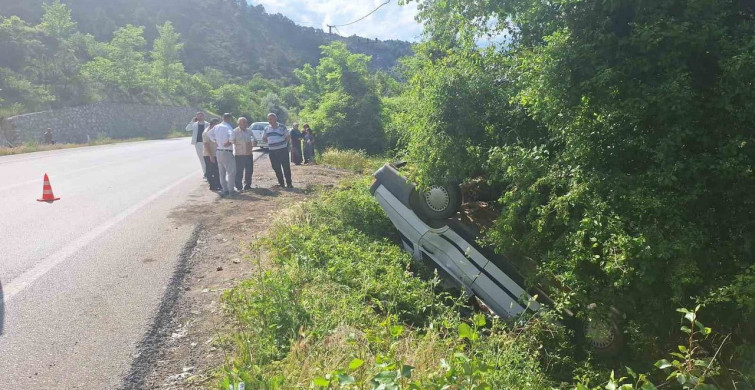 Çorum'da Otomobil Takla Attı: Sürücü Yaralı