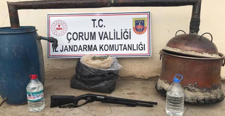 Çorum'da Sahte İçki Operasyonu : 1 Kişiye Gözaltı