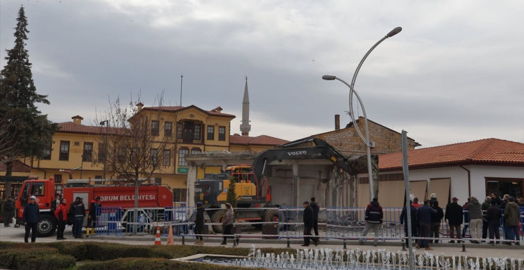 Çorum'da Tarihi Kent Meydanı Projesi İlerliyor