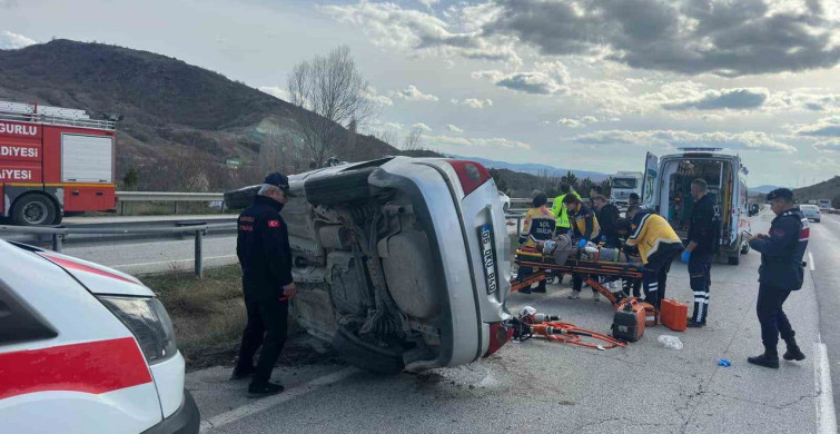 Çorum’da Trafik Kazası: 3 Yaralı