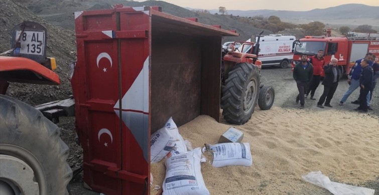 Çorum'da Traktör Kazası: Bir Yaralı