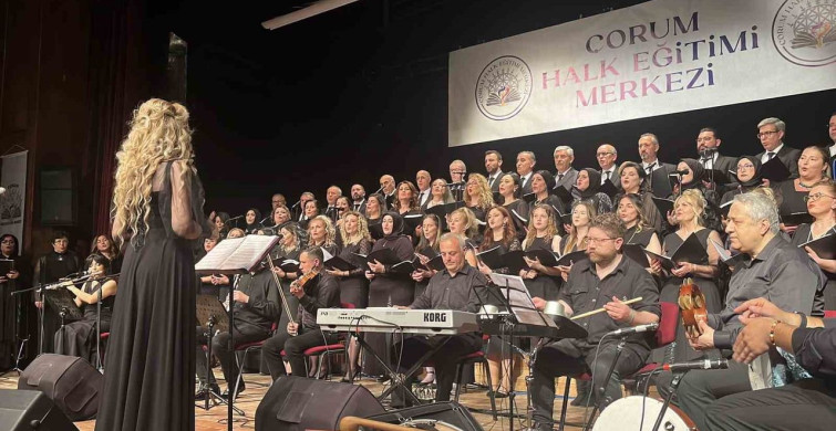 Çorum'da Unutulmaz Türk Müziği Konseri