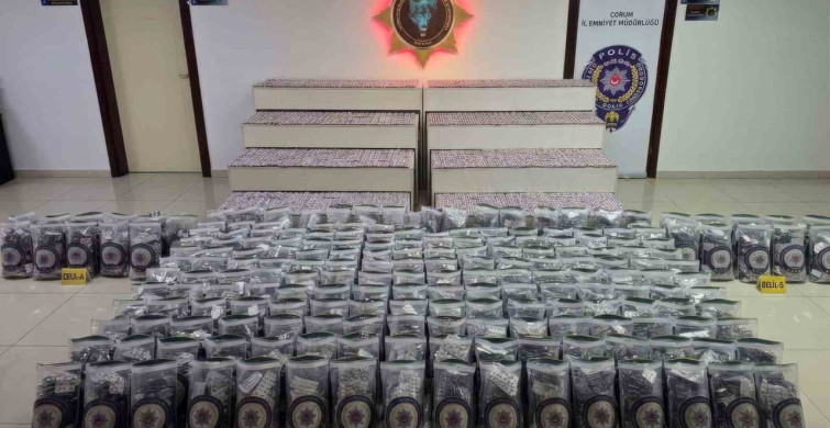 Çorum'da Uyuşturucu Sevkiyatına Büyük Darbe
