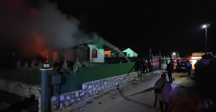 Çorum'da Yangın: Bağ Evi Kül Oldu