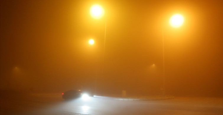Çorum'da Yoğun Sis Etkili Oldu