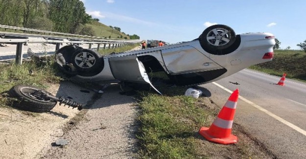Çorum'un Sungurlu İlçesinde Trafik Kazası! 1 Kişi Yaralandı