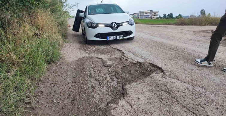 Çukur Yollar Protesto Edildi