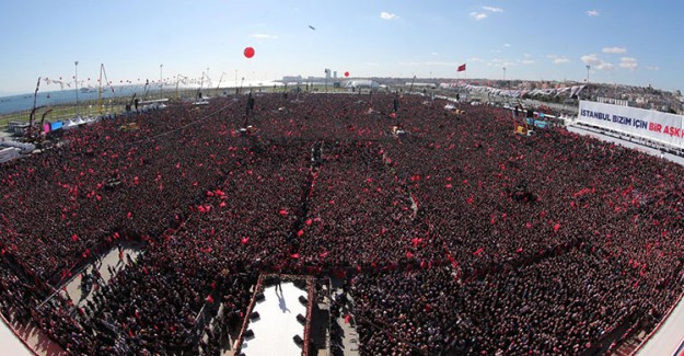 Cumhur İttifakı'nın Büyük İstanbul Mitingi'ne 1 Milyon 600 Bin Kişi Katıldı
