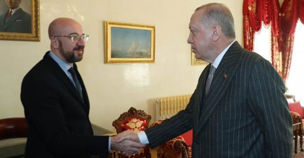 Cumhurbaşkanı Erdoğan AB Konseyi Başkanı İle Görüştü