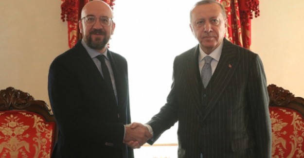 Cumhurbaşkanı Erdoğan AB Konseyi Başkanı Michel'i Ağırladı!