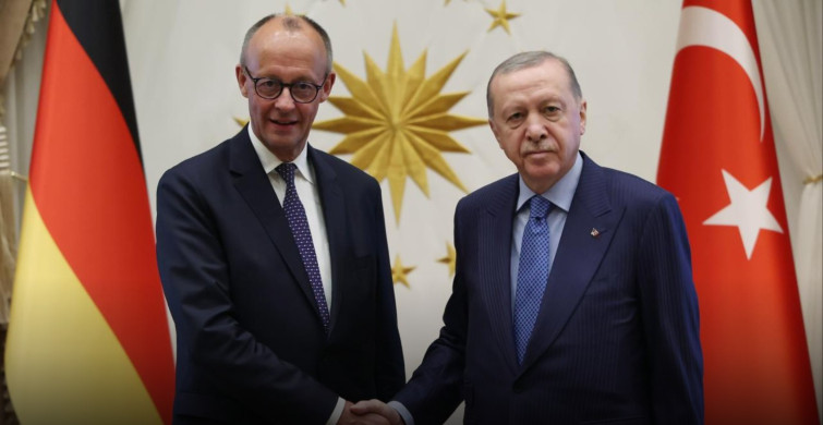Cumhurbaşkanı Erdoğan, Almanya Başbakanı Merz ile görüştü