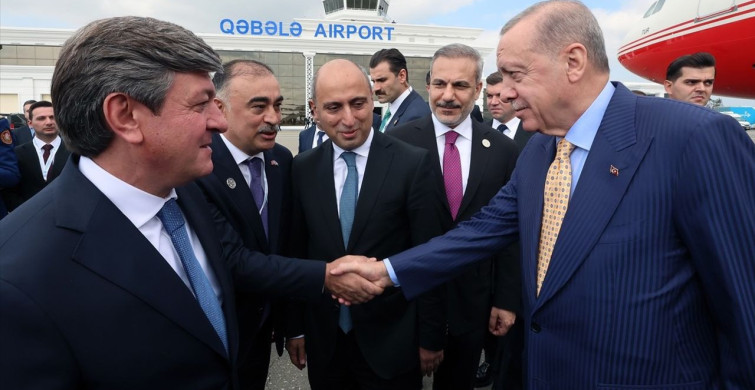 Cumhurbaşkanı Erdoğan Azerbaycan'da
